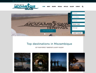 mozambiqueislands.com screenshot