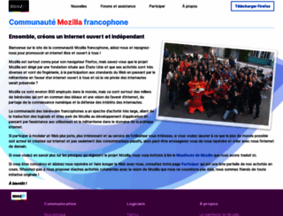 mozfr.org screenshot
