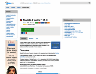 mozilla-firefox.updatestar.com screenshot