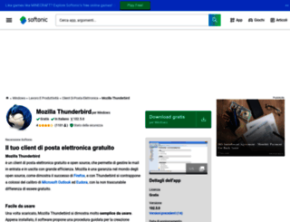 mozilla-thunderbird.softonic.it screenshot