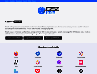 mozillaitalia.org screenshot