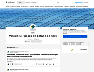 mp-ac.jusbrasil.com.br screenshot