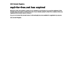 mp3-for-free.net screenshot