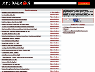 mp3daemon.com screenshot