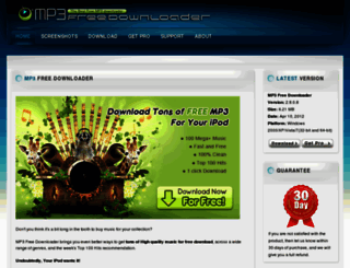 mp3freedownloader.com screenshot