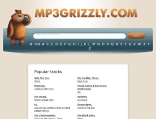 mp3grizzly.com screenshot