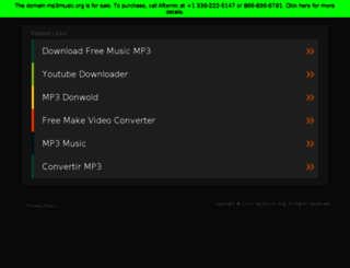 mp3music.org screenshot