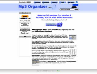 mp3organizer.evolution-team.net screenshot