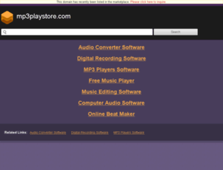 mp3playstore.com screenshot