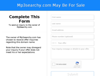 mp3searchy.com screenshot