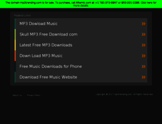 mp3trending.com screenshot
