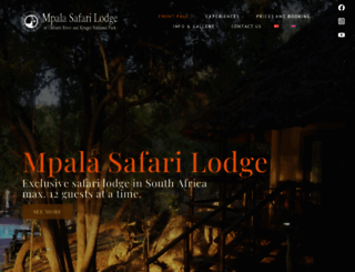 mpala-lodge.com screenshot