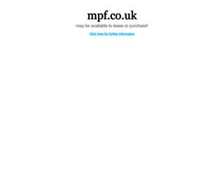 mpf.co.uk screenshot