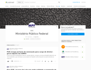 mpf.jusbrasil.com.br screenshot