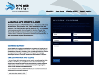 mpgwebdesign.com screenshot