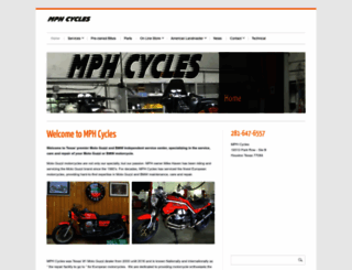 mphcycles.com screenshot