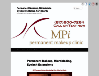 mpipermanentmakeup.com screenshot