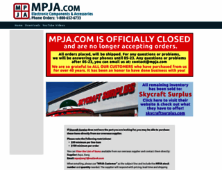 mpja.com screenshot