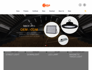 mpluslight.com screenshot