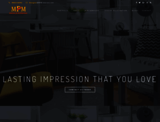mpm-interiors.com screenshot