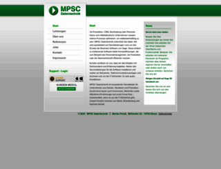 mpsc.de screenshot