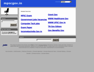 mpscgov.in screenshot