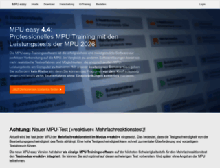 mpu-easy.de screenshot