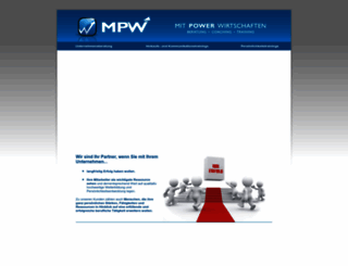 mpw-consulting.at screenshot