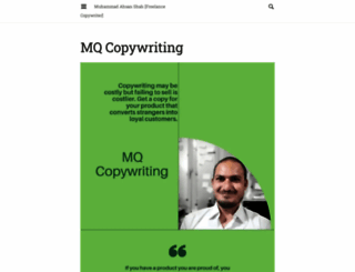 mqcopywriting.wordpress.com screenshot