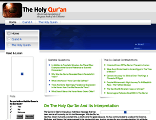 mquran.org screenshot