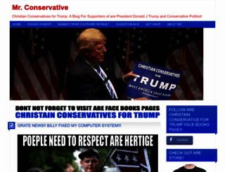 mr-conservative.com screenshot