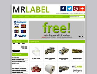 mr-label.co.uk screenshot