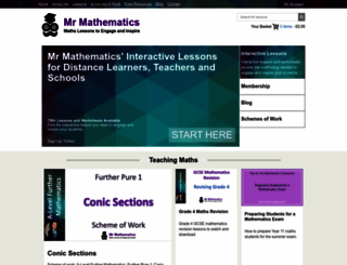 mr-mathematics.com screenshot