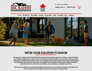 mr-radon.ca screenshot