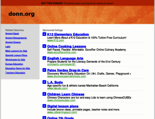mr.donn.org screenshot