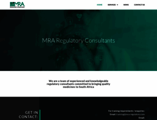 mra-regulatory.com screenshot