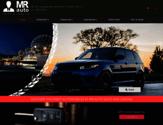 mrautosaleslease.com screenshot