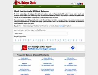mrbalancecheck.com.au screenshot
