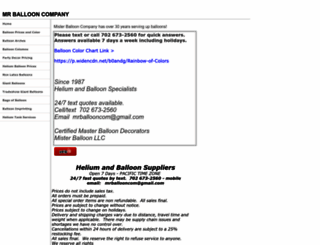 mrballoon.com screenshot