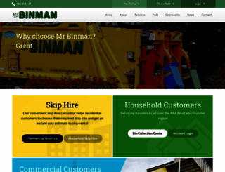 mrbinman.com screenshot