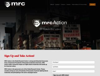 mrcaction.org screenshot