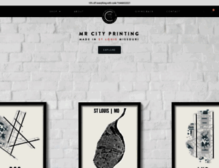 mrcityprinting.com screenshot