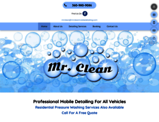 mrcleanmobiledetailing.com screenshot