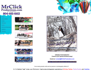mrclickproductions.com screenshot