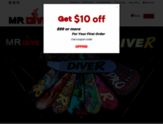 mrdive.com.au screenshot