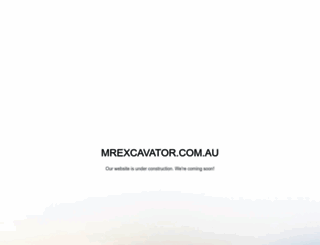mrexcavator.com.au screenshot