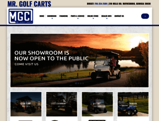 mrgolfcarts.com screenshot