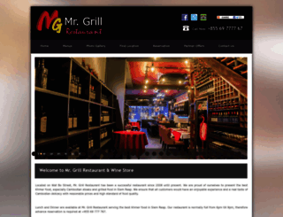 mrgrillrestaurant.com screenshot