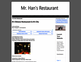mrhanrestaurant.com screenshot