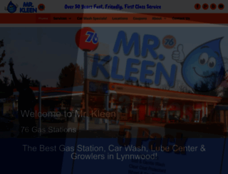 mrkleen.com screenshot